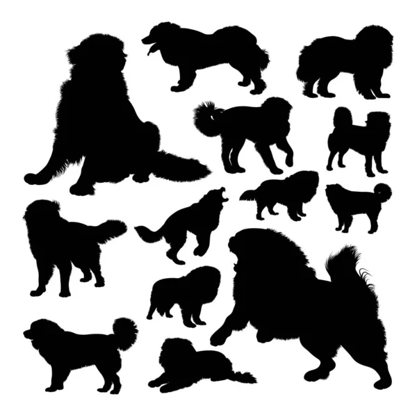 Zvířecí Siluety Ruských Medvědů Dobré Použití Pro Symbol Logo Webovou — Stockový vektor