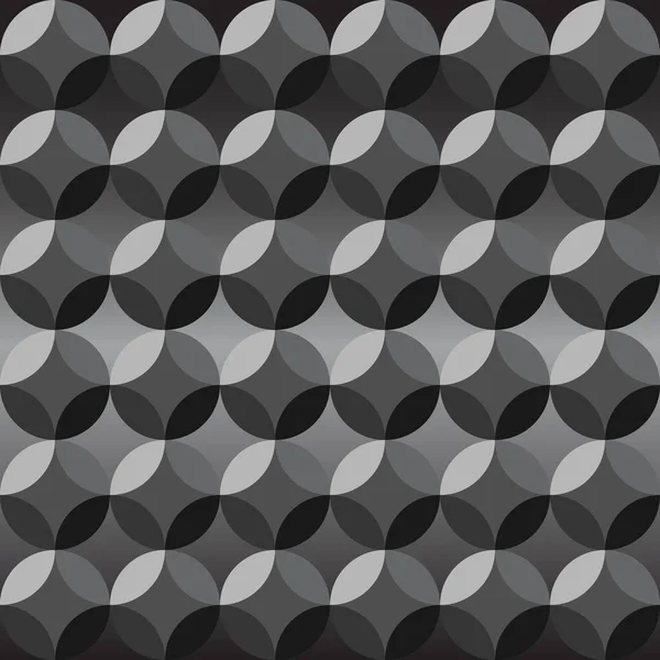 Abstracto patrón geométrico retro color blanco y negro — Vector de stock