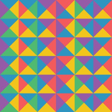  soyut renkli geometrik desen 