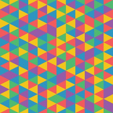  soyut renkli geometrik desen