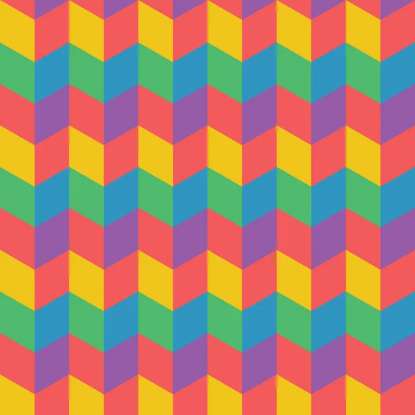 Kolorowy wzór geometryczny retro streszczenie — Wektor stockowy