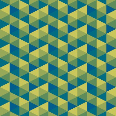 Soyut geometrik grafik desen yeşil renk tonu arka plan