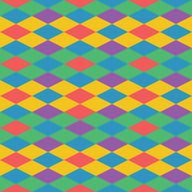 Vektör soyut renkli geometrik desen retro tarzı