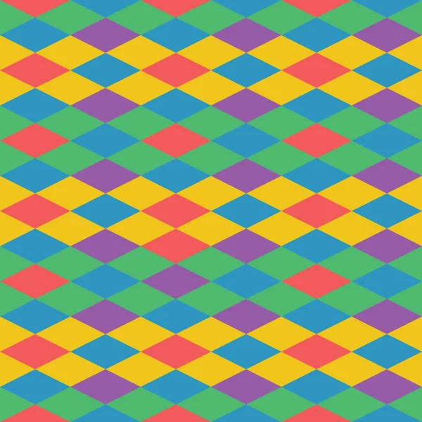 Vector abstracte kleurrijke geometrische patroon retro stijl — Stockvector