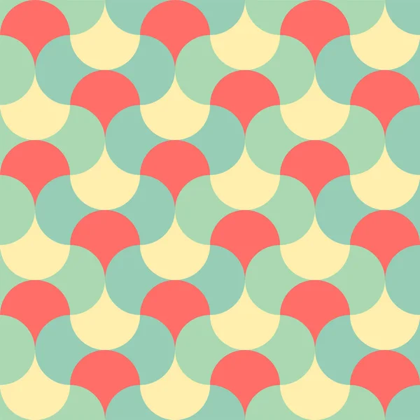 Abstrato tom de cor pastel padrões geométricos fundo — Vetor de Stock
