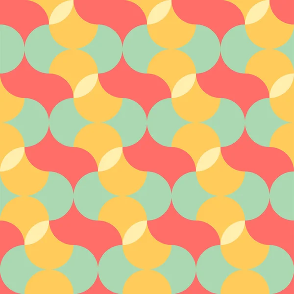 Abstrato tom de cor pastel padrões geométricos fundo — Vetor de Stock