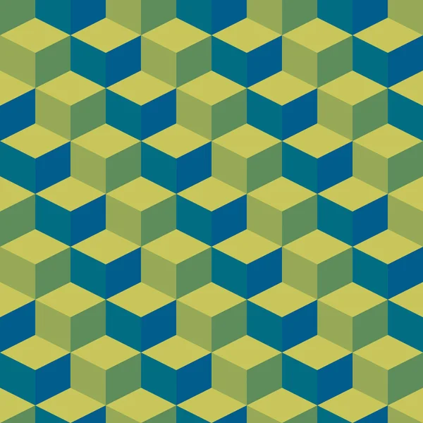 Toon achtergrond met abstracte geometrische grafisch patroon groene kleur — Stockvector