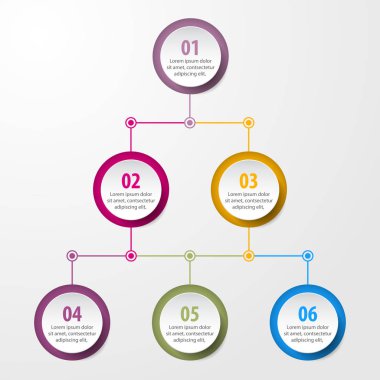 İş Infographics şablonu tasarlamak