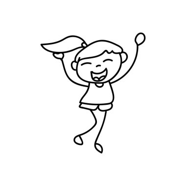 satır resmi çizim mutlu şirin kızlar el