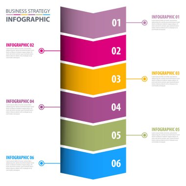 İş Infographics şablonu tasarlamak