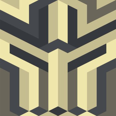 Soyut geometrik desen vektör Gotik sanat deco