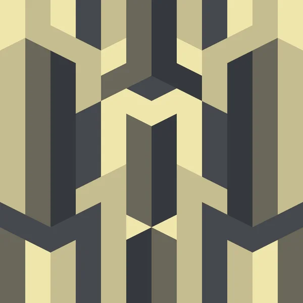 Patrón geométrico abstracto vector gótico art deco — Archivo Imágenes Vectoriales