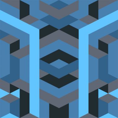 Soyut geometrik desen vektör Gotik sanat deco