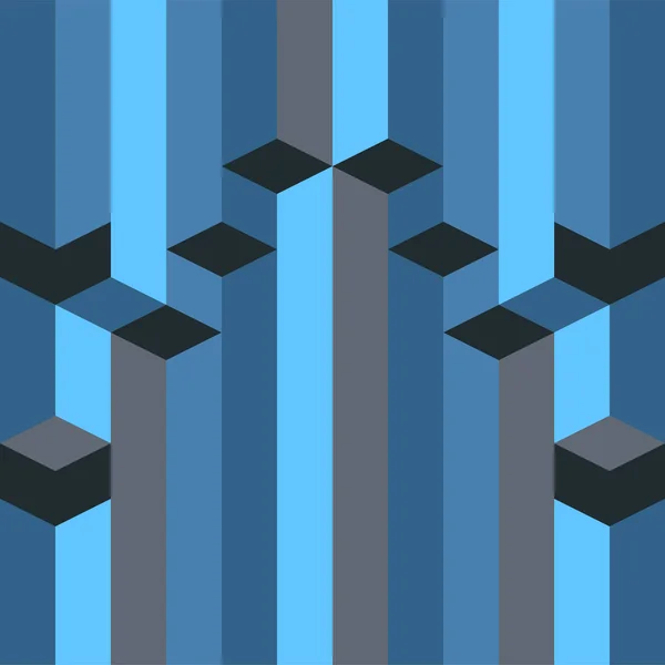 Abstracte geometrische patroon vector gotische art deco — Stockvector