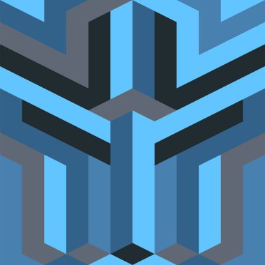 Soyut geometrik desen vektör Gotik sanat deco