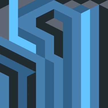 Soyut geometrik desen vektör Gotik sanat deco