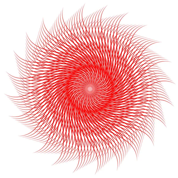 Abstrakte grafische Blume Röntgenlinienkunst für Design — Stockvektor
