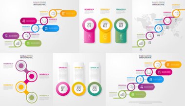 Toplantı için ticari bilgi grafikleri tasarım şablonu. grafik vektör illüstrasyonu.