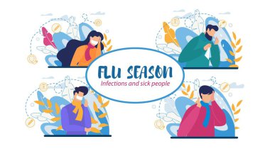 Enfeksiyonlar ve Hasta İnsanlarla Belirlenmiş Grip Sezonu