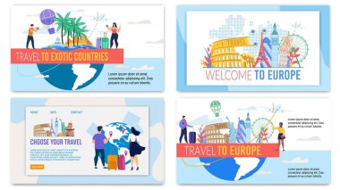 İniş Sayfası Herhangi Bir Ülkeye Seyahat Teklif Et Turu