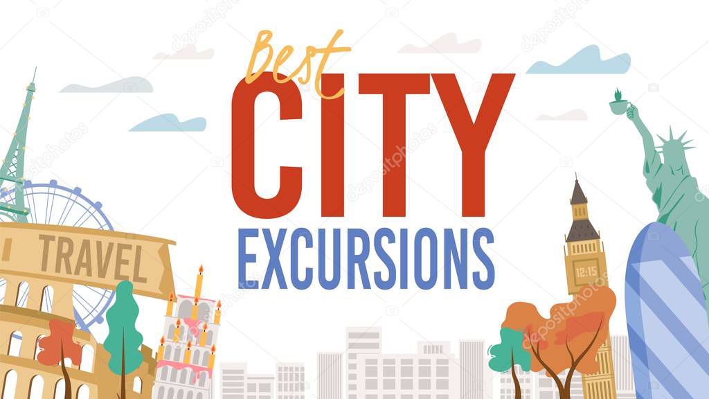 Best City Excursion Worldwide Travelling Poster