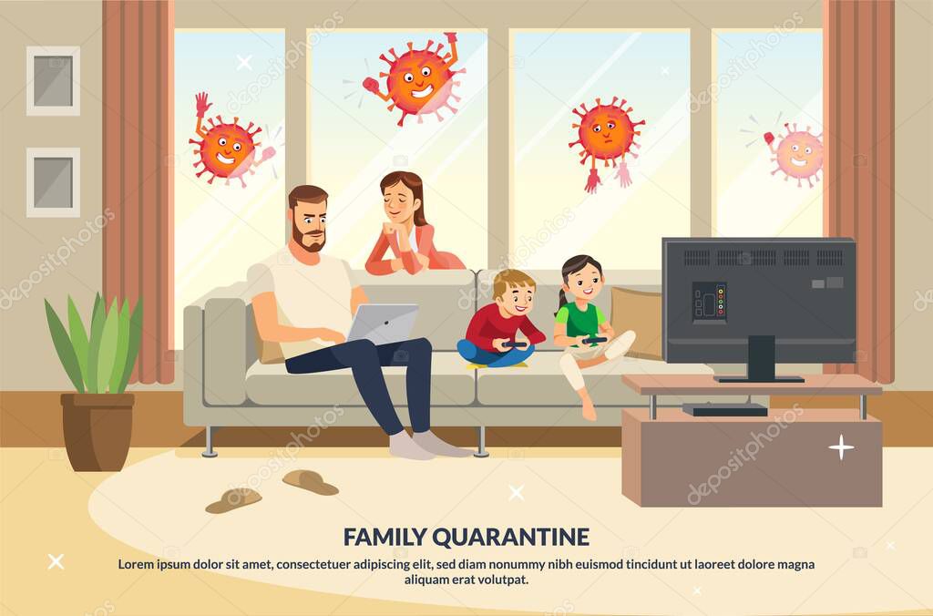Coronavirus Trying Enter House Quarantine Family