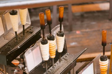 Geleneksel Çek Trdelnik Fırını.
