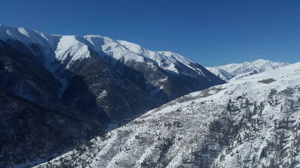 Een Zonnige Dag Winter Berg — Stockfoto