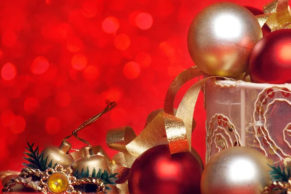 Vánoční a novoroční dekorace Royalty Free Stock Obrázky