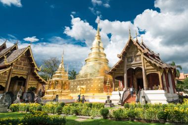 WAT Pra şarkı Tapınağı, Chiang Mai Tayland.