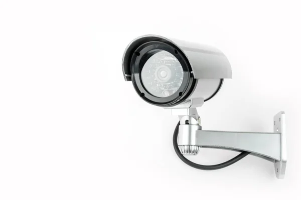 CCTV kamera izolované na bílém pozadí. — Stock fotografie