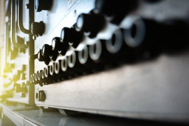 Vintage tarzı stüdyo teknik ekipmanları