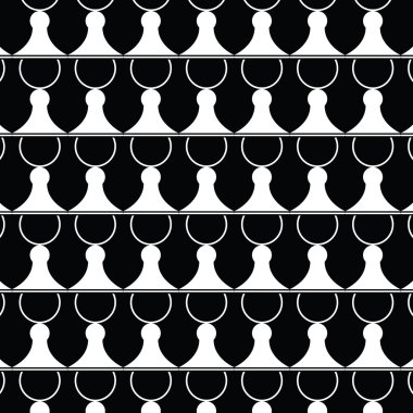 Sokak lambaları seamless modeli. Vektör arka plan.