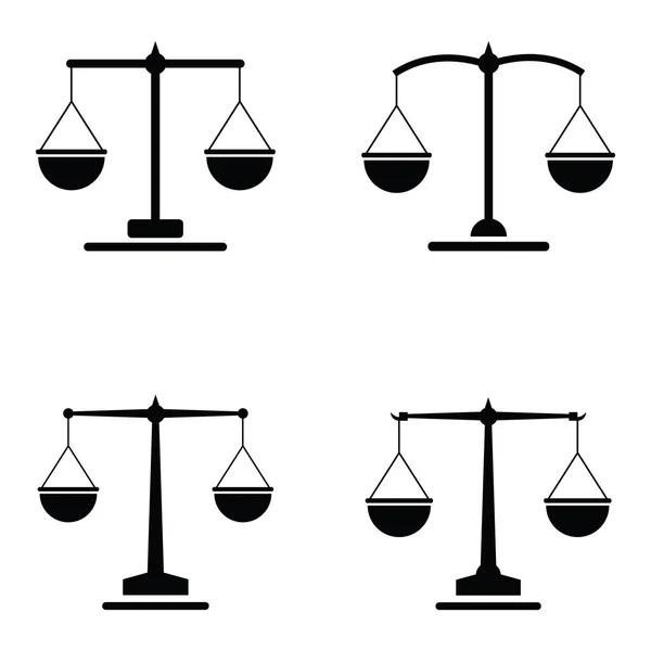 El conjunto de iconos Balance — Vector de stock