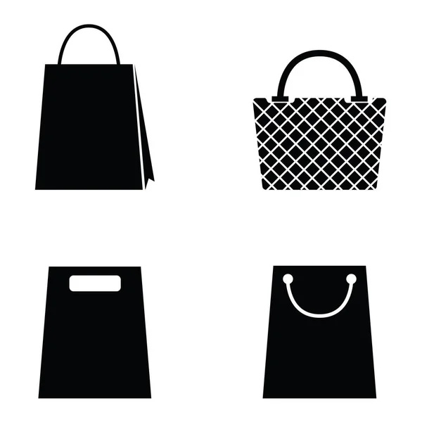 Collezione di icone della shopping bag vettoriale — Vettoriale Stock