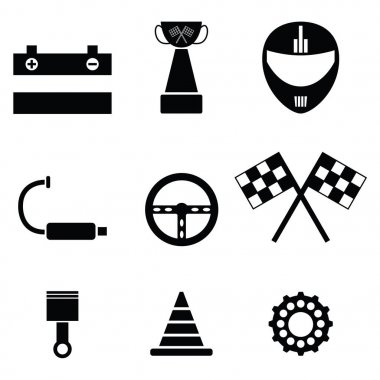 Karting Icon set.