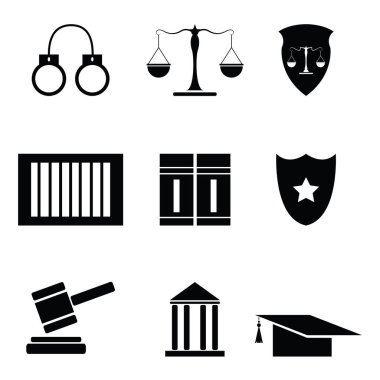 Hukuk Icon set