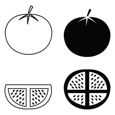 Domates sebze simgesi