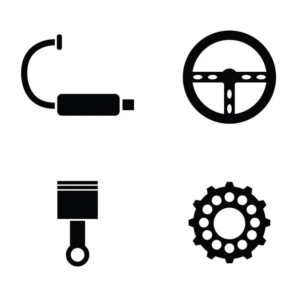 The Karting icon set. — Stock Vector