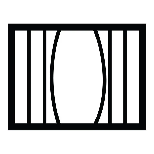 L'icône de la prison — Image vectorielle