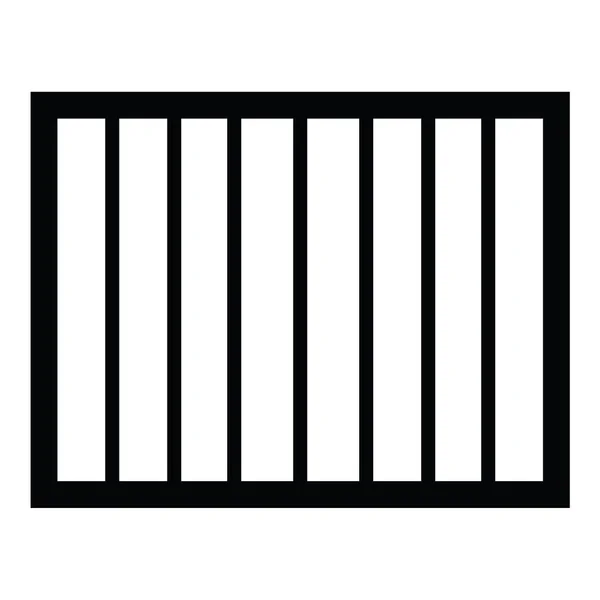 刑務所のアイコン セット — ストックベクタ