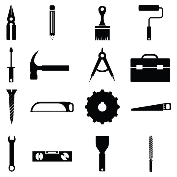 The Tools icon set — Stock Vector