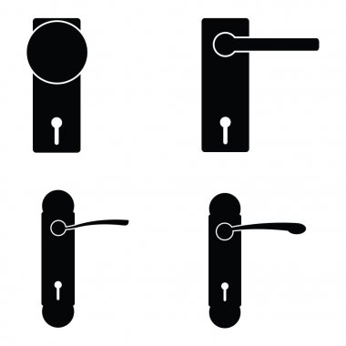 Kapı kolu Icon set