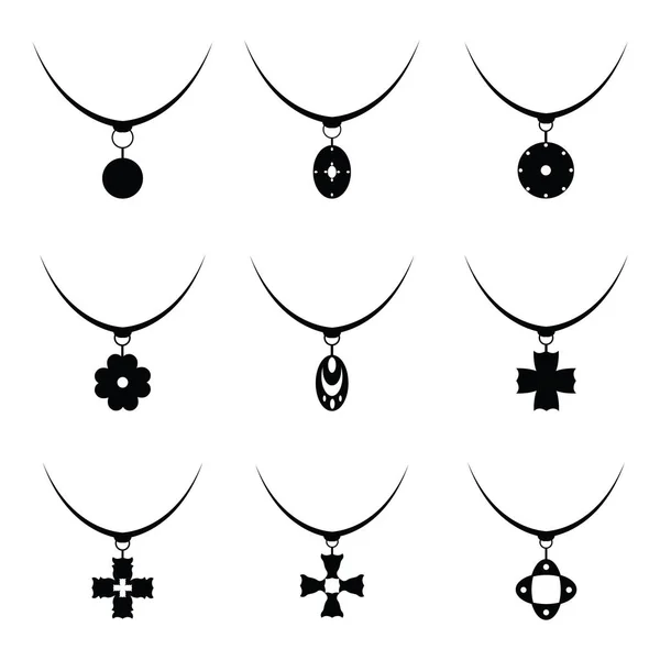 Иконка ожерелье — стоковый вектор