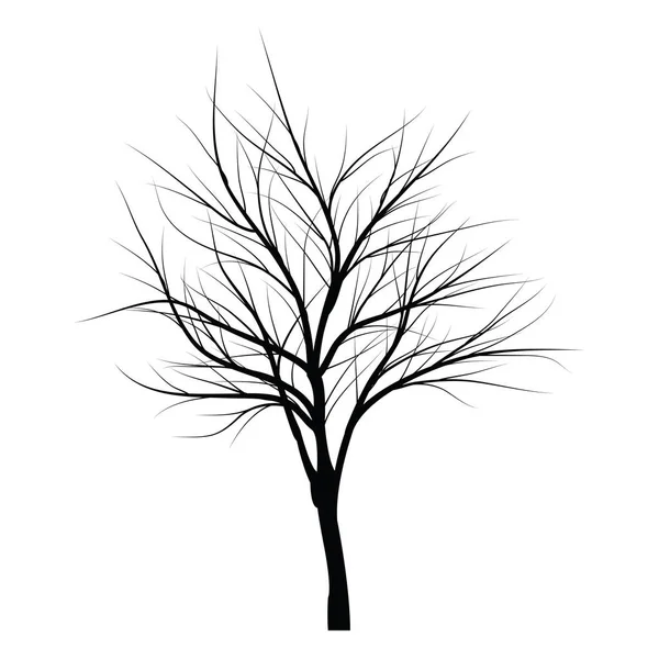 Trees with dead branches — Stock Vector