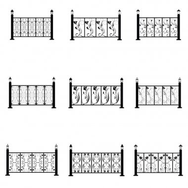 Çit vector Icons set