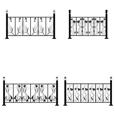 Çit vector Icons set