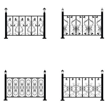 Çit vector Icons set