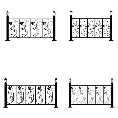 Çit vector Icons set