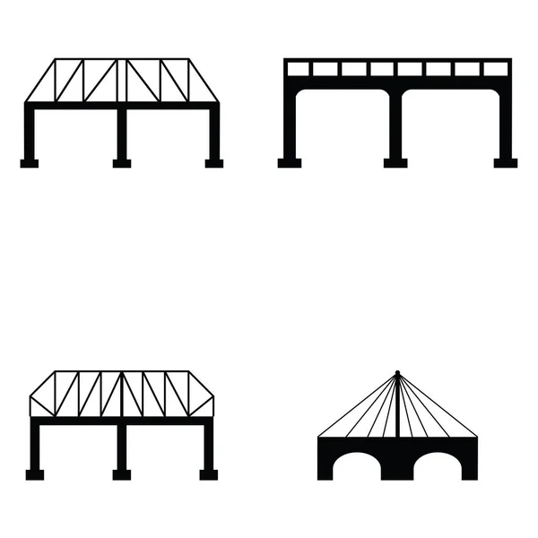 A híd ikon készlet — Stock Vector